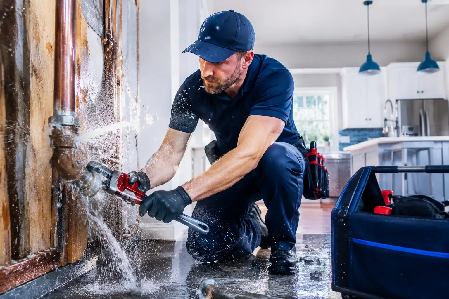 Local emergency pipe repair professionals in Weleetka, OK